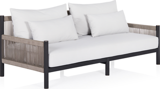 Architect Outdoor Sofa  -  Grey/Black