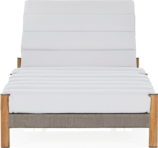 Architect Outdoor Sunlounge  -  Natural/Grey