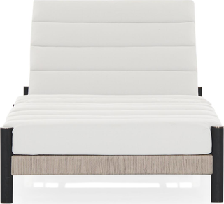 Architect Outdoor Sunlounge  -  Black/Grey