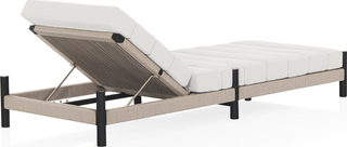 Architect Outdoor Sunlounge  -  Black/Grey