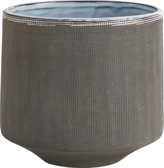 Lansing Black Ceramic Vase  -  Medium