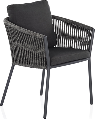 Catalina Outdoor Dining Chair  -  Charcoal
