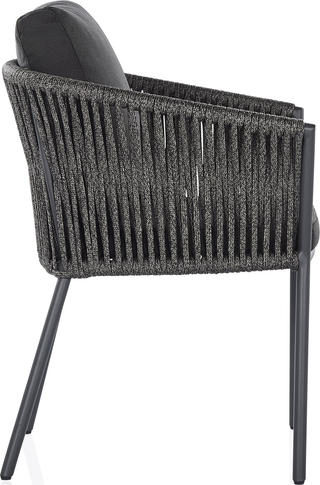 Catalina Outdoor Dining Chair  -  Charcoal