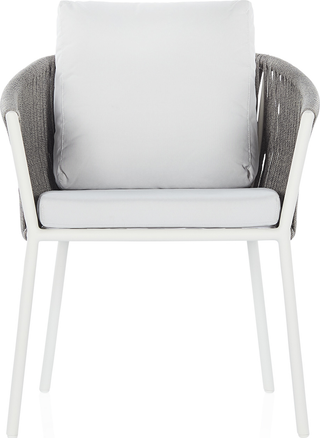 Catalina Outdoor Dining Chair  -  Light Grey