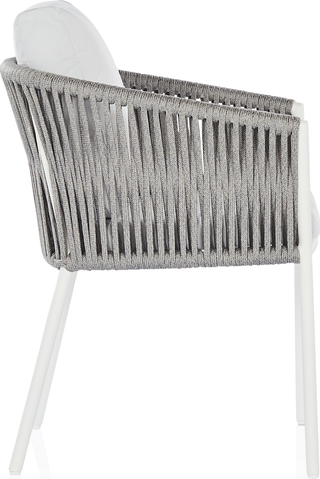 Catalina Outdoor Dining Chair  -  Light Grey