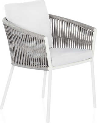 Catalina Outdoor Dining Chair  -  Light Grey