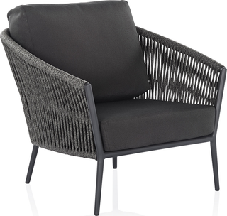 Catalina Outdoor Lounge Chair  -  Charcoal