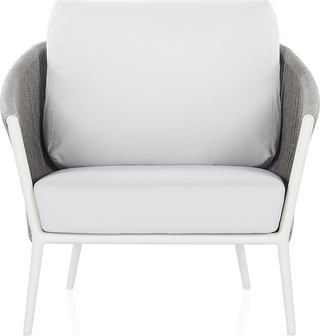 Catalina Outdoor Lounge Chair  -  Light Grey