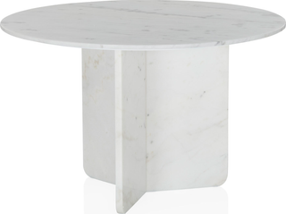 Como Marble Round Dining Table  -  48