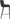 Markson Kitchen Stool  -  Black Upholstered