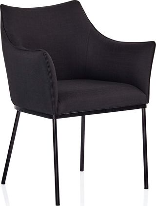 St James Dining Chair  - Black Fabric