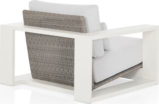 Cuba Outdoor Lounge Chair  - White
