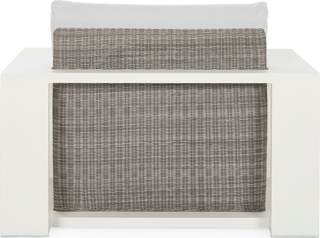 Cuba Outdoor Lounge Chair  - White