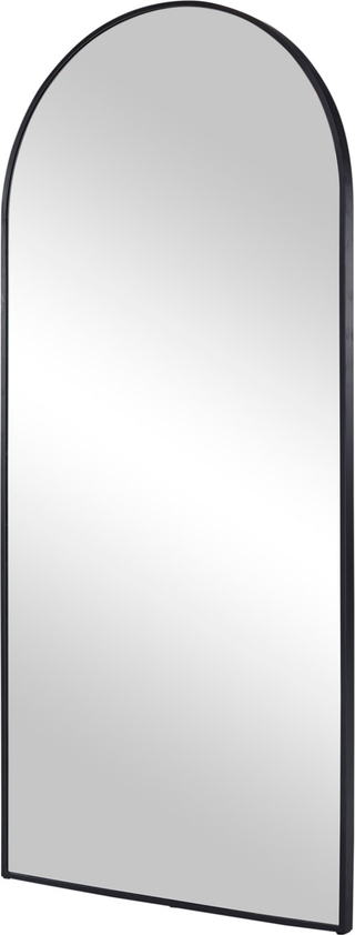 Charlotte Arch Floor Mirror  -  Black