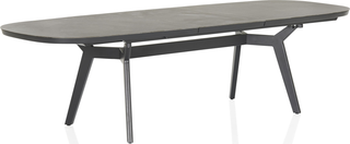 Malibu Extension Dining Table  -  Charcoal