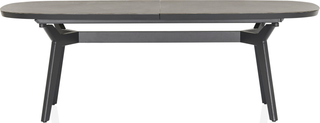 Malibu Extension Dining Table  -  Charcoal
