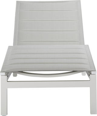 Riva Outdoor Sunlounge  -  White