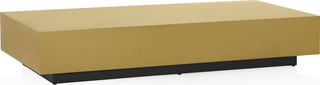 Monaco Brass Coffee Table  -  Rectangle