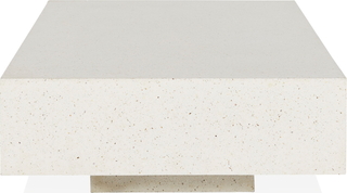 Monaco Rectangle Concrete Coffee Table  -  Sand
