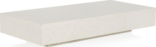 Monaco Rectangle Concrete Coffee Table  -  Sand