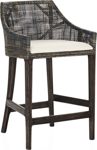 Miami Kitchen Stool  -  Black