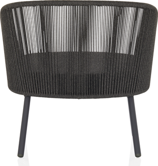 Paros Lounge Chair  -  Charcoal