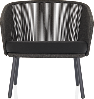 Paros Lounge Chair  -  Charcoal