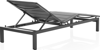 Riva Outdoor Sunlounge  -  Charcoal