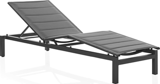 Riva Outdoor Sunlounge  -  Charcoal