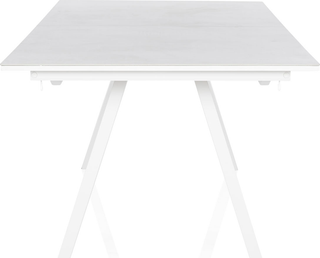 St Martin Outdoor Extension Dining Table  -  White