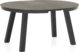 St Martin Round Extension Dining Table  -  Charcoal
