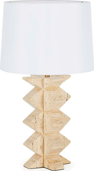 Otto Table Lamp  -  Travertine