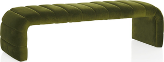 Westwood Bench  -  Moss Velvet