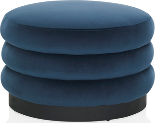 Trafalgar Stool  -  Indigo Velvet