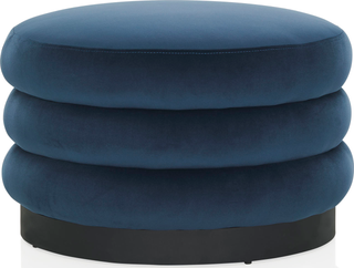 Trafalgar Stool  -  Indigo Velvet