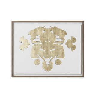 Pinella Abstract Print III  -  White