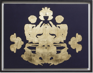 Pinella Abstract Print IV  -  Navy