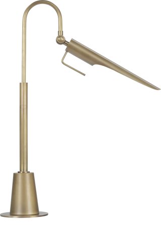 Raven Task Lamp –  Natural Brass - Task Lamp