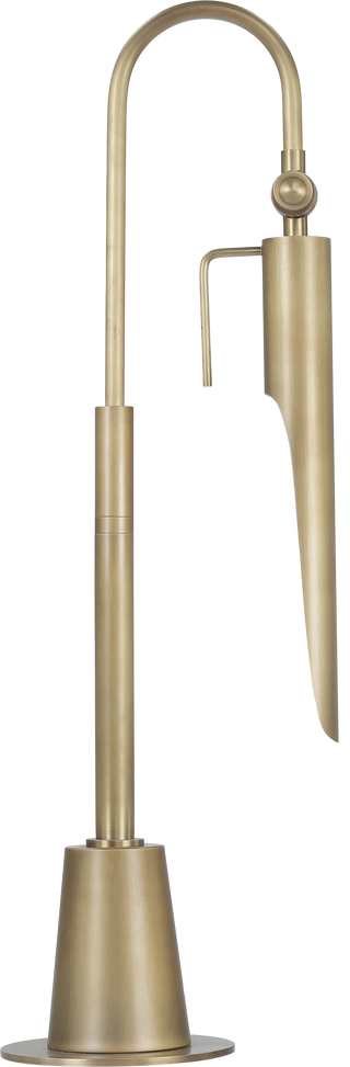 Raven Task Lamp –  Natural Brass - Task Lamp