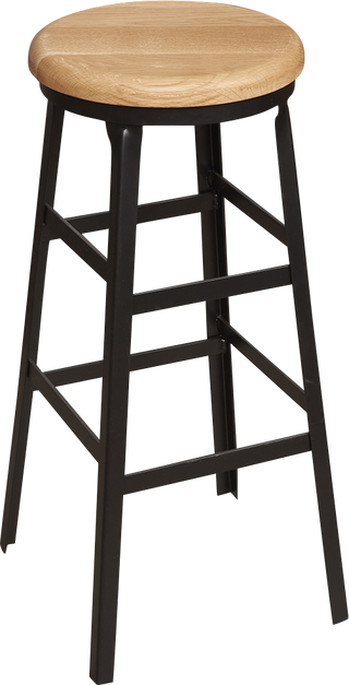 Saigon Bar Stool – Black - Bar Stool