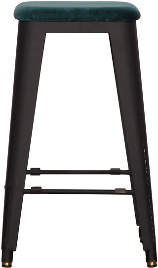 Café Counterstool – Teal Velvet - Counterstool