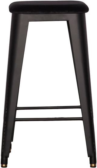 Café Counterstool – Black Velvet - Counterstool