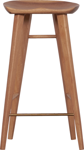 Taburet Bar Stool – Natural White Oak - Bar Stool