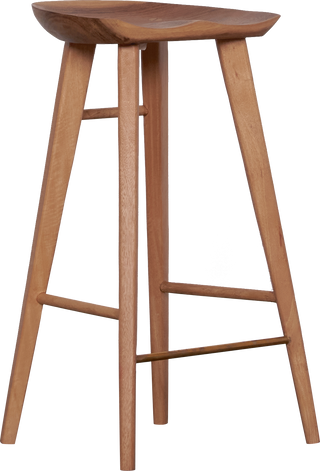 Taburet Bar Stool – Natural White Oak - Bar Stool