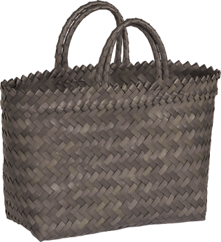 Large Woven Bag – Black - Bag