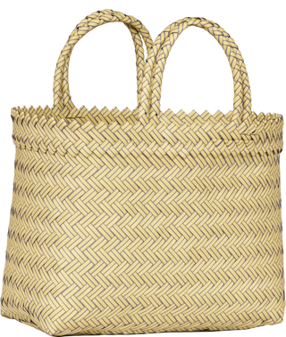 Large Woven Bag – Yellow/Purple - Bag