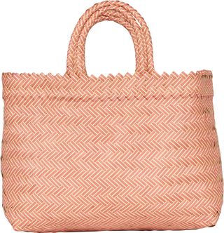 Large Woven Bag – Pink/Yellow - Bag