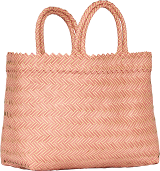 Large Woven Bag – Pink/Yellow - Bag