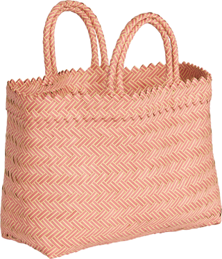 Large Woven Bag – Pink/Yellow - Bag