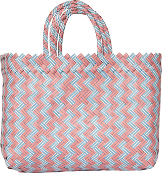 Large Woven Bag – Blue/Red - Bag